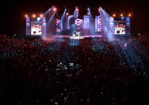 21.02.2026, xlakx, Entertainment, 90s Super Show v.l. Snap! - 90s Super Show in der Uber Arena Berlin. Berlin