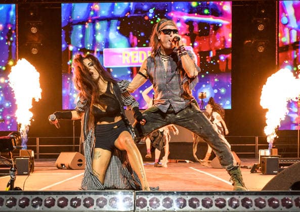 21.02.2026, xlakx, Entertainment, 90s Super Show v.l. Rednex - 90s Super Show in der Uber Arena Berlin. Berlin
