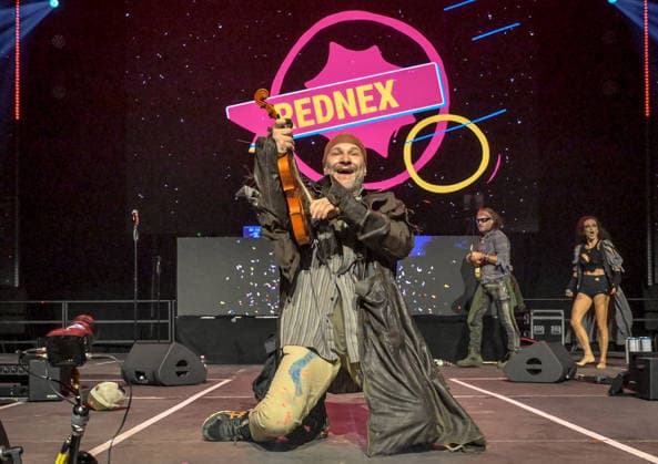 21.02.2026, xlakx, Entertainment, 90s Super Show v.l. Rednex - 90s Super Show in der Uber Arena Berlin. Berlin