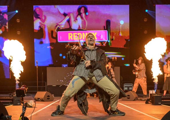 21.02.2026, xlakx, Entertainment, 90s Super Show v.l. Rednex - 90s Super Show in der Uber Arena Berlin. Berlin