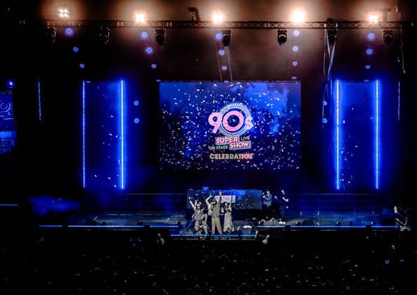 21.02.2026, xlakx, Entertainment, 90s Super Show v.l. Rednex - 90s Super Show in der Uber Arena Berlin. Berlin