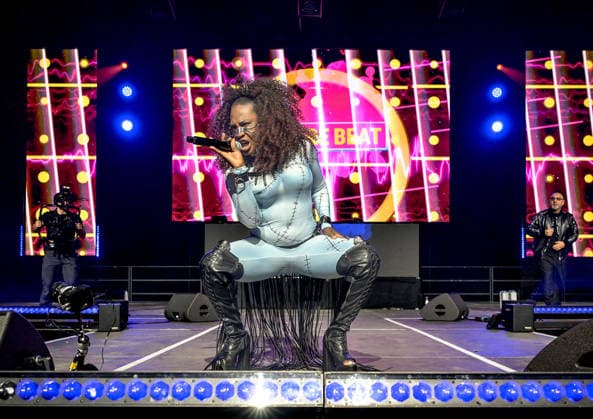 21.02.2026, xlakx, Entertainment, 90s Super Show v.l. Culture Beat - 90s Super Show in der Uber Arena Berlin. Berlin