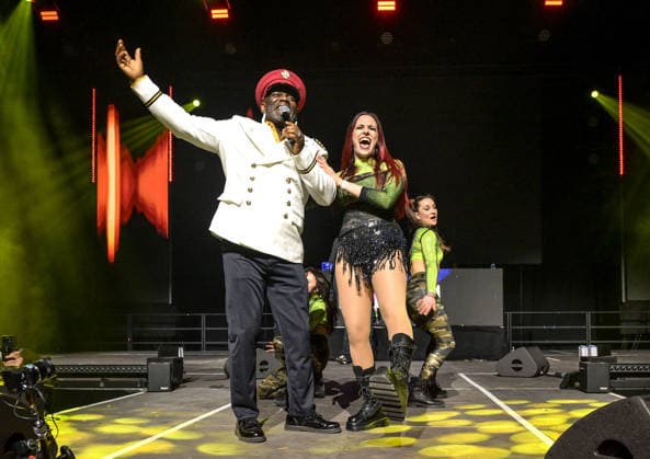 21.02.2026, xlakx, Entertainment, 90s Super Show v.l. Captain Jack - 90s Super Show in der Uber Arena Berlin. Berlin