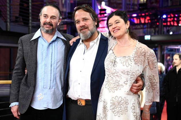 Banker White, Andy Mitchell und Anna Fitch bei der Closing Ceremony mit Preisverleihung auf der Berlinale 2026 76. Internationale Filmfestspiele Berlin im Berlinale Palast. Berlin, 21.02.2026