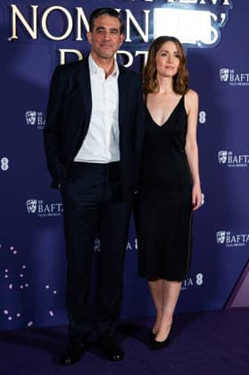 February 21, 2026, London, United Kingdom: Bobby Cannavale (L) and Rose Byrne (R) attend the Nominees Party for the EE BAFTA Film Awards 2026 at the National Portrait Gallery. London United Kingdom  - ZUMAs197 20260221_aaa_s197_247 Copyright: xLounisxTiarx
