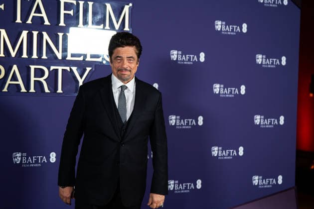 February 21, 2026, London, United Kingdom: Benicio Del Toro attends the Nominees Party for the EE BAFTA Film Awards 2026 at the National Portrait Gallery. London United Kingdom  - ZUMAs197 20260221_aaa_s197_255 Copyright: xLounisxTiarx