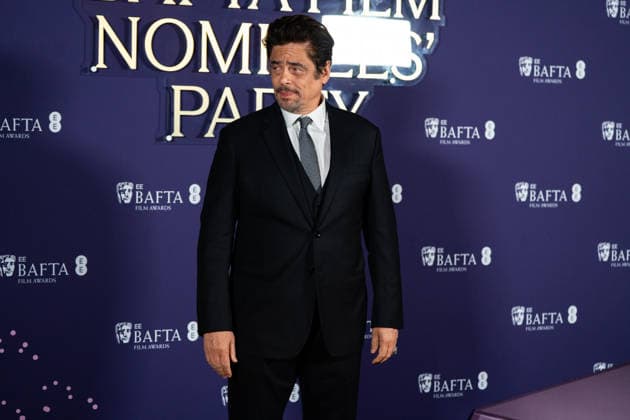 EE BAFTA Film Awards 2026 Nominees Party in London, UK - 21 Feb 2026 Benicio Del Toro attends the Nominees Party for the EE BAFTA Film Awards 2026 at the National Portrait Gallery. London United Kingdom Copyright: xLounisxTiarx xSOPAxImagesx _DSC9692