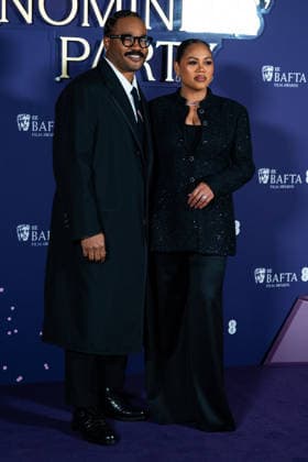 EE BAFTA Film Awards 2026 Nominees Party in London, UK - 21 Feb 2026 Ryan Coogler (L) and Zinzi Coogler (R) attend the Nominees Party for the EE BAFTA Film Awards 2026 at the National Portrait Gallery. London United Kingdom Copyright: xLounisxTiarx xSOPAxImagesx _DSC9758
