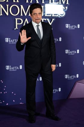 February 21, 2026, London, United Kingdom: Benicio Del Toro attends the Nominees Party for the EE BAFTA Film Awards 2026 at the National Portrait Gallery. London United Kingdom  - ZUMAs197 20260221_aaa_s197_282 Copyright: xLounisxTiarx