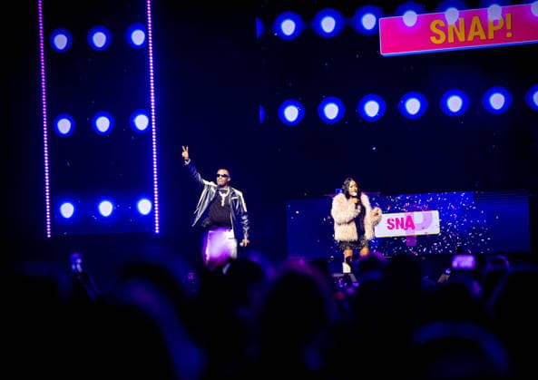 21.02.2026, xlakx, Entertainment, 90s Super Show v.l. Snap! - 90s Super Show in der Uber Arena Berlin. Berlin