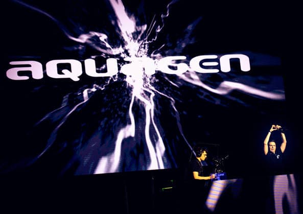 21.02.2026, xlakx, Entertainment, 90s Super Show v.l. Aquagen - 90s Super Show in der Uber Arena Berlin. Berlin