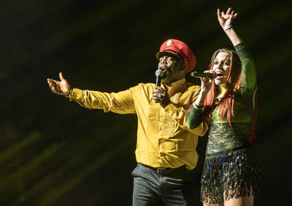 21.02.2026, xlakx, Entertainment, 90s Super Show v.l. Captain Jack - 90s Super Show in der Uber Arena Berlin. Berlin