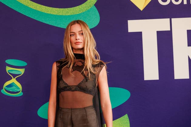 TROPFEST, Margot Robbie walks the black carpet at Centennial Park in Sydney, Sunday, February 22, 2026. ( NO ARCHIVING SYDNEY NEW SOUTH WALES AUSTRALIA  Copyright: xNADIRxKINANIx 20260222150179297947