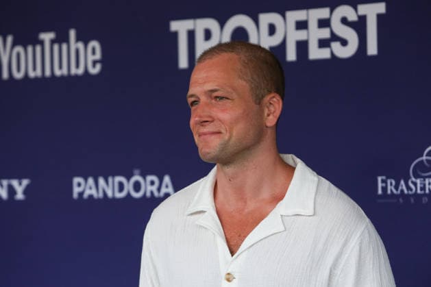 February 22, 2026: TARON EGERTON attends Tropfest 2026 at Centennial Park on February 22, 2026 in Sydney, NSW Australia - ZUMAa155 20260222_aaa_a155_023 Copyright: xChristopherxKhouryx