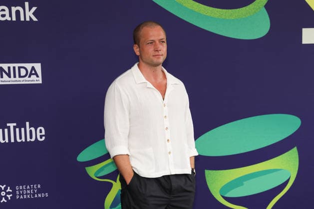 February 22, 2026: TARON EGERTON attends Tropfest 2026 at Centennial Park on February 22, 2026 in Sydney, NSW Australia  - ZUMAa155 20260222_aaa_a155_026 Copyright: xChristopherxKhouryx