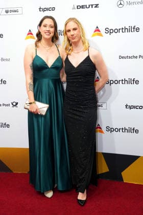 Sarah Wellbrock und Pauline Alexandra Pfeif beim Ball des Sports am 21.02.2026 in Frankfurt Ball des Sports 2026 in Frankfurt a. Main