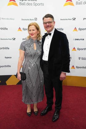 Tanja Raab-Rein und Boris Rhein beim Ball des Sports am 21.02.2026 in Frankfurt Ball des Sports 2026 in Frankfurt a. Main