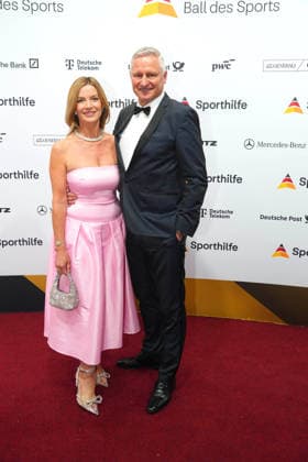 Anna Poschund Stefan Bloecher beim Ball des Sports am 21.02.2026 in Frankfurt Ball des Sports 2026 in Frankfurt a. Main