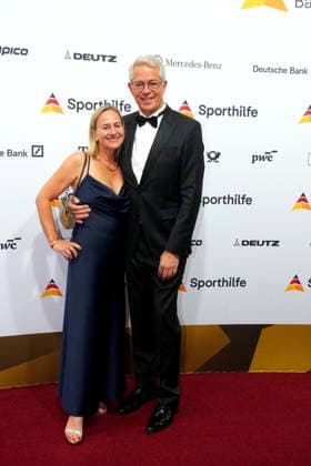 Susanne Brand und Stefan Schulte beim Ball des Sports am 21.02.2026 in Frankfurt Ball des Sports 2026 in Frankfurt a. Main