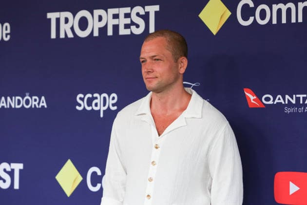 February 22, 2026: TARON EGERTON attends Tropfest 2026 at Centennial Park on February 22, 2026 in Sydney, NSW Australia - ZUMAa155 20260222_aaa_a155_024 Copyright: xChristopherxKhouryx