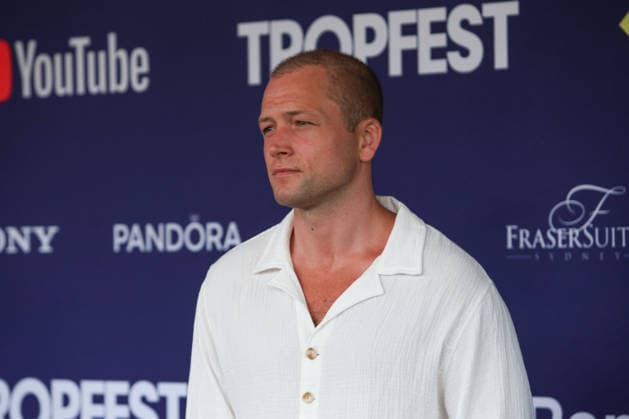February 22, 2026: TARON EGERTON attends Tropfest 2026 at Centennial Park on February 22, 2026 in Sydney, NSW Australia - ZUMAa155 20260222_aaa_a155_028 Copyright: xChristopherxKhouryx