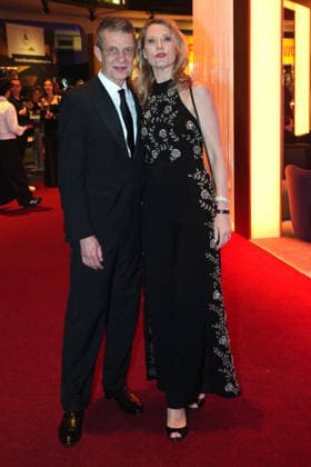 Franziska Reichenbacher und ihr Ehemann Alfred Schneiberg beim Ball des Sports am 21.02.2026 in Frankfurt Ball des Sports 2026 in Frankfurt a. Main