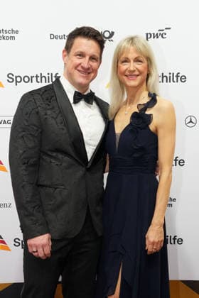 Matthias Steiner und Inge Steiner beim Ball des Sports am 21.02.2026 in Frankfurt Ball des Sports 2026 in Frankfurt a. Main