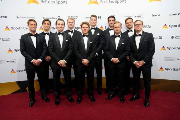 Die deutsche Hockey Nationalmannschaft beim Ball des Sports am 21.02.2026 in Frankfurt Ball des Sports 2026 in Frankfurt a. Main