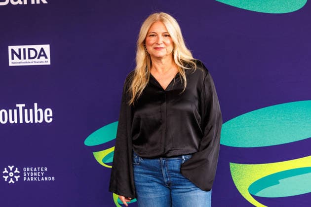 TROPFEST, Bruna Papandrea, (juror producer) walks the the black carpet for Tropfest at Centennial Park in Sydney, Sunday, February 22, 2026. ( NO ARCHIVING SYDNEY NEW SOUTH WALES AUSTRALIA  Copyright: xNADIRxKINANIx 20260222138270882963
