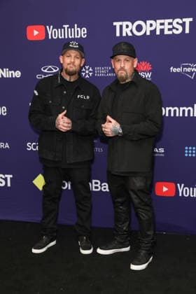 February 22, 2026: JOEL MADDEN and BENJI MADDEN attends Tropfest 2026 at Centennial Park on February 22, 2026 in Sydney, NSW Australia  - ZUMAa155 20260222_aaa_a155_032 Copyright: xChristopherxKhouryx