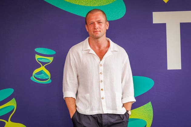 TROPFEST, Taron Egerton (juror actor) walks the the black carpet for Tropfest at Centennial Park in Sydney, Sunday, February 22, 2026. ( NO ARCHIVING SYDNEY NEW SOUTH WALES AUSTRALIA  Copyright: xNADIRxKINANIx 20260222142860863528