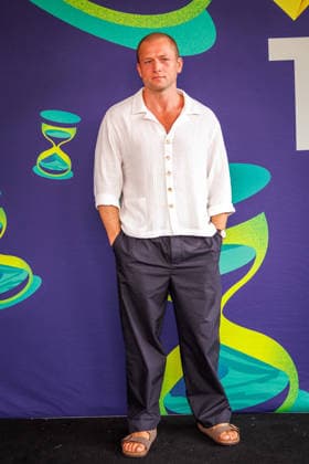 TROPFEST, Taron Egerton (juror actor) walks the the black carpet for Tropfest at Centennial Park in Sydney, Sunday, February 22, 2026. ( NO ARCHIVING SYDNEY NEW SOUTH WALES AUSTRALIA  Copyright: xNADIRxKINANIx 20260222170119808616
