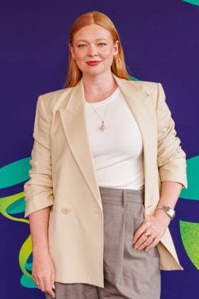 TROPFEST, Sarah Snook walks the the black carpet for Tropfest at Centennial Park in Sydney, Sunday, February 22, 2026. ( NO ARCHIVING SYDNEY NEW SOUTH WALES AUSTRALIA  Copyright: xNADIRxKINANIx 20260222196399708468