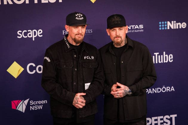 TROPFEST, Joel and Kenji Madden walk the the black carpet for Tropfest at Centennial Park in Sydney, Sunday, February 22, 2026. ( NO ARCHIVING SYDNEY NEW SOUTH WALES AUSTRALIA  Copyright: xNADIRxKINANIx 20260222167601875419