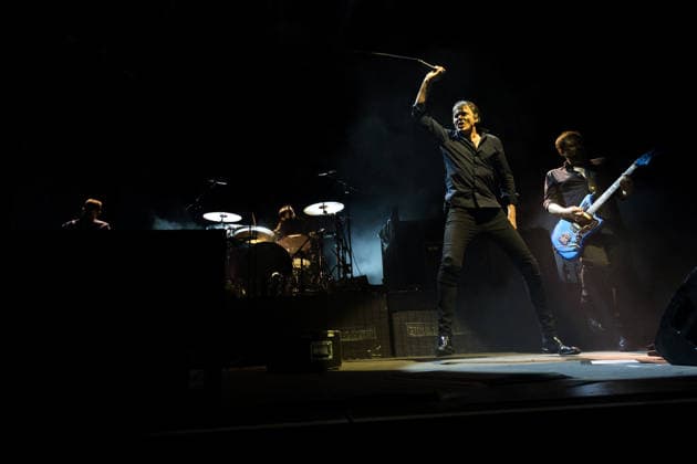 Suede performs in Brighton, UK Brighton, UK, Suede Saturday 21 February 2026 at Brighton Centre. Persons pictured: Brett Anderson - Vocals, Credit:Andy Sturmey Avalon United Kingdom  Copyright: xAndyxSturmeyx xAvalonx 1077214809