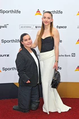 55. Ball des Sports . Gina Böttcher mit Begleitung anläßlich des 55. Ball des Sports am 21.02.2026 in der Festhalle Frankfurt Main. 20260221MWI110094