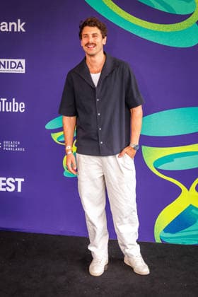 TROPFEST, walks the the black carpet for Tropfest at Centennial Park in Sydney, Sunday, February 22, 2026. ( NO ARCHIVING SYDNEY NEW SOUTH WALES AUSTRALIA  Copyright: xNADIRxKINANIx 20260222146801980921