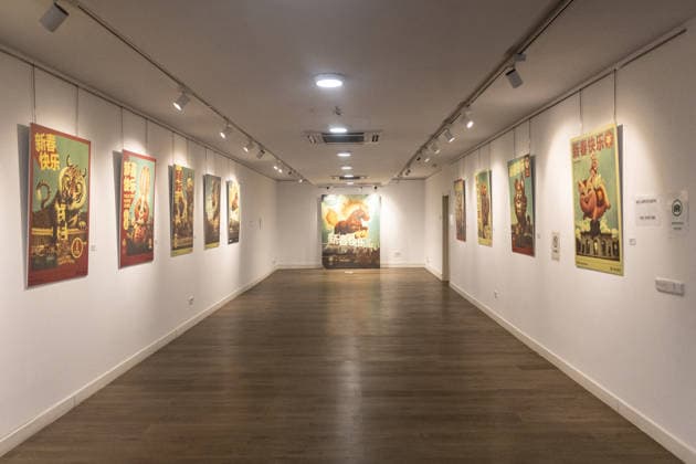 Exhibition of Chinese New Year animal posters by artist Bakea Exhibition of Chinese New Year animal posters by artist Bakea, in the exhibition hall of the Municipal Board of the District of Usera, on February 22, 2026, in Madrid Spain Juan Carlos Paz is the artist behind the posters of the City of Madrid for the Chinese New Year Under the artistic name of Bakea , this illustrator has been since 2016 imagining the animals of the Chinese horoscope in emblematic places of the capital 22 FEBRUARY 2026 EXHIBITION Madrid Madrid Madrid Spain.  Copyright: xRicardoxRubiox 7313199