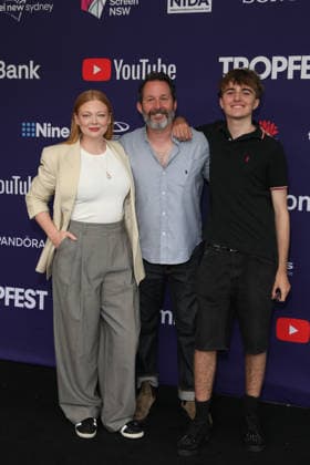 February 22, 2026: SARAH SNOOK (L) attends Tropfest 2026 at Centennial Park on February 22, 2026 in Sydney, NSW Australia - ZUMAa155 20260222_aaa_a155_043 Copyright: xChristopherxKhouryx