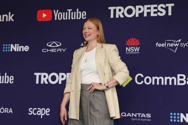 February 22, 2026: SARAH SNOOK attends Tropfest 2026 at Centennial Park on February 22, 2026 in Sydney, NSW Australia  - ZUMAa155 20260222_aaa_a155_048 Copyright: xChristopherxKhouryx
