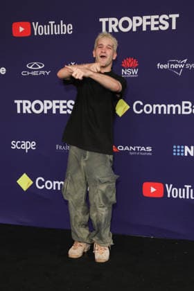 February 22, 2026: DANNY PHILIPPOU attends Tropfest 2026 at Centennial Park on February 22, 2026 in Sydney, NSW Australia - ZUMAa155 20260222_aaa_a155_052 Copyright: xChristopherxKhouryx