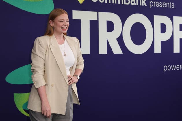 February 22, 2026: SARAH SNOOK attends Tropfest 2026 at Centennial Park on February 22, 2026 in Sydney, NSW Australia  - ZUMAa155 20260222_aaa_a155_056 Copyright: xChristopherxKhouryx