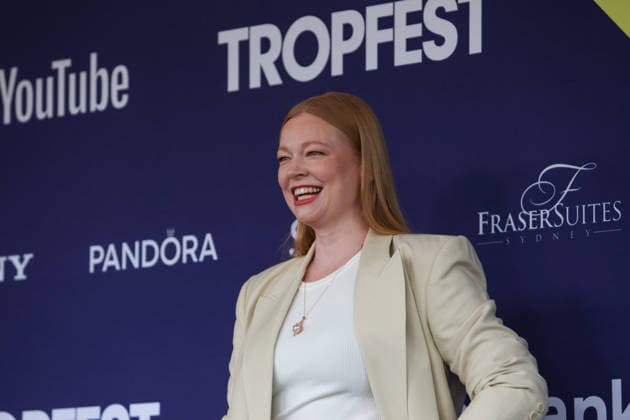 February 22, 2026: SARAH SNOOK attends Tropfest 2026 at Centennial Park on February 22, 2026 in Sydney, NSW Australia  - ZUMAa155 20260222_aaa_a155_074 Copyright: xChristopherxKhouryx