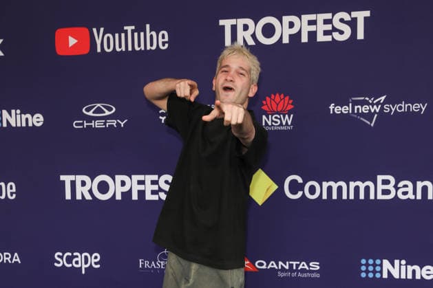 February 22, 2026: DANNY PHILIPPOU attends Tropfest 2026 at Centennial Park on February 22, 2026 in Sydney, NSW Australia - ZUMAa155 20260222_aaa_a155_061 Copyright: xChristopherxKhouryx