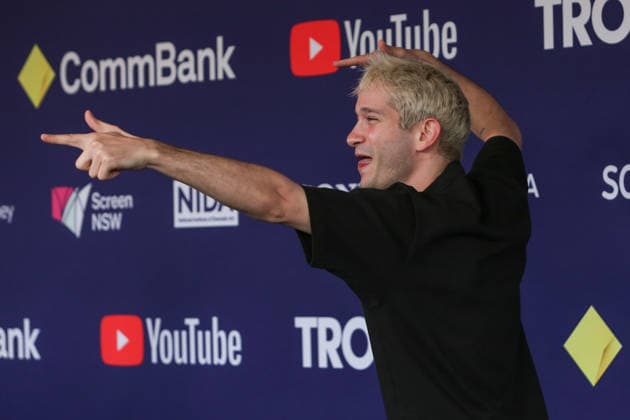 February 22, 2026: DANNY PHILIPPOU attends Tropfest 2026 at Centennial Park on February 22, 2026 in Sydney, NSW Australia  - ZUMAa155 20260222_aaa_a155_076 Copyright: xChristopherxKhouryx
