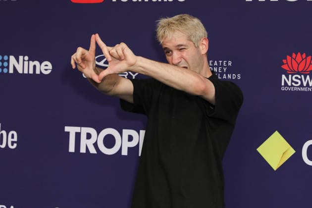 February 22, 2026: DANNY PHILIPPOU attends Tropfest 2026 at Centennial Park on February 22, 2026 in Sydney, NSW Australia - ZUMAa155 20260222_aaa_a155_064 Copyright: xChristopherxKhouryx