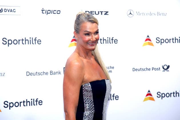 55. Ball des Sports 2026 Frankfurt am Main, 21.02.2026 Franziska van Almsick beim 55. Ball des Sports 2026 in der Festhalle Frankfurt Hessen Copyright: xMatthiasxGränzdörferx