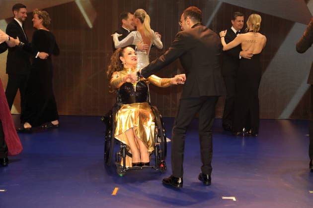 55. Ball des Sports 2026 Frankfurt am Main, 21.02.2026 Mike Josef und Kristina Vogel beim 55. Ball des Sports 2026 in der Festhalle Frankfurt Hessen Copyright: xMatthiasxGränzdörferx