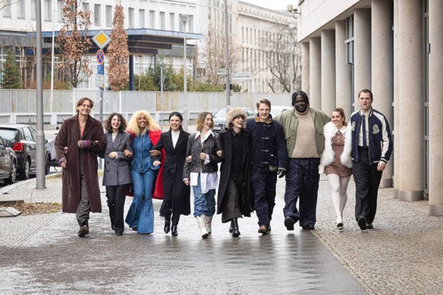 efp Shooting Stars 76. Berlinale Fatlume Bunjaku (Albanien Kosovo) Lucas Englander (Österreich) Violet Braeckman (Belgien) Salif Cisse (Frankreich) Enno Trebs (Deutschland) Danielle Galligan (Irland) Tecla Insolia (Italien) Joes Brauers (Niederlande) Sofia Tjelta Sydness (Norwegen) Cleo Diara (Portugal) Gruppenbild Outdoor efp Shooting Stars während der 76. Internationalen Festspiele Berlinale in Berlin Copyright: xEventpressxFuhrx