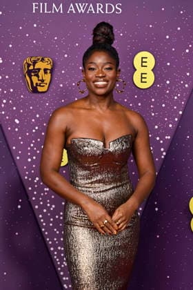 EE BAFTA Film Awards 2026 - VIP Portraiture LONDON, ENGLAND - FEBRUARY 22: Clara Amfo attends the EE BAFTA Film Awards 2026 at The Royal Festival Hall on February 22, 2026 in London, England., Credit:CB CS Avalon United Kingdom, England, London, The Royal Festival Hall  Copyright: xCBx xCSx xAvalonx 1077419816